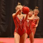 VIDEO: Gymnastky Kláry Petržilkové předvedly v Táboře vánoční i soutěžní choreografie