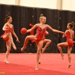 VIDEO: Gymnastky Kláry Petržilkové předvedly v Táboře vánoční i soutěžní choreografie