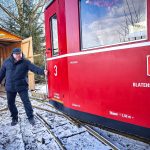 Zahradní železnice u Předního Topiče v Blatné rozdává radost napříč generacemi