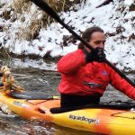 Vánoční splouvání Lužnice bylo po letech pohádkově zimní