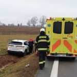 Dopravu na obchvatu Němčic zkomplikovala nehoda se zraněním