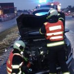 Při ranní nehodě v Plané utrpěla žena zranění obličeje