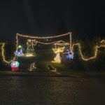 Rarita v Kostelci nad Vltavou. Světelná instalace  s hudebním doprovodem