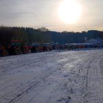 Příznivci značky Zetor se svými traktory na Nový rok opět mířili do Květuše