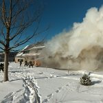 Velký požár v Novém Dvoře na Šumavě. Škoda bude minimálně 20 milionů