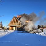 Velký požár v Novém Dvoře na Šumavě. Škoda bude minimálně 20 milionů