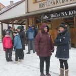 Silvestrovský pochod z Bernartic letos mířil do Podolí I. Ohňostroj v Bernarticích nezrušili