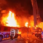 Hoří skladová hala v areálu budějovického letiště