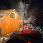 V Lazišti na Písecku hořela kotelna. K zásahu vyjíždělo sedm osádek cisteren