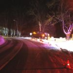 Zledovatělá silnice potrápila řidiče na Prachaticku. Dva jízdu nezvládli a havarovali