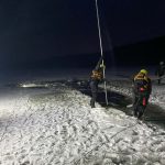 U přívozu ve Frymburku se potopila osmikolka na úpravu ledu