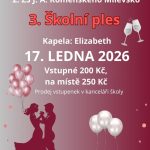 Na třetím školním plese 2. ZŠ v Milevsku nebude chybět půlnoční překvapení deváťáků