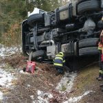 Kvůli nehodě byla uzavřena dálnice D3. Náledí trápí řidiče napříč krajem