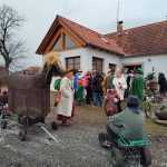 Masopust v Holašovicích znovu ožil. Letos se objevily i Valentýnky