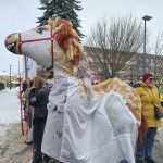 Masopustní průvod ovládl Sezimovo Ústí, na náměstí dorazily stovky masek