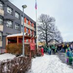 Masopustní průvod ovládl Sezimovo Ústí, na náměstí dorazily stovky masek