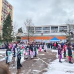 Masopustní průvod ovládl Sezimovo Ústí, na náměstí dorazily stovky masek