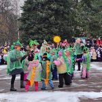 Masopustní průvod ovládl Sezimovo Ústí, na náměstí dorazily stovky masek