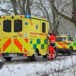 Na Táborsku narazilo auto do stromu. K nehodě vzlétl vrtulník