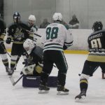 Dvoumetrová věž neztrácí klid. Po gólu myslí jen na to, jak chytit další puk