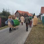 Masopust v Holašovicích znovu ožil. Letos se objevily i Valentýnky