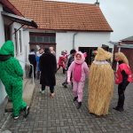 Masopust v Holašovicích znovu ožil. Letos se objevily i Valentýnky