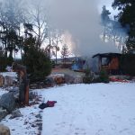 U Katovic shořel objekt v bývalém vojenském areálu