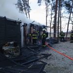 U Katovic shořel objekt v bývalém vojenském areálu