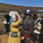 Bitvě u Sudoměře přálo počasí, stánky a ležení sálaly atmosférou středověku