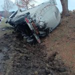 Kvůli vyprošťování havarované cisterny bude uzavřena přibližně na hodinu silnice u Vitějovic