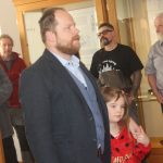 Vladimír Šindelář pokřtil během vernisáže výstavy o Keltech v Milevském muzeu svou knižní novinku