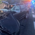 U Předotic narazilo auto do stojícího vozu údržby silnic. Pomoc přivolal systém eCall