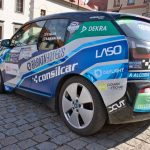 Prachatice přivítaly ecoRally. Diváky na Velkém náměstí zaujaly elektromobily i veterány 