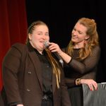 Královnou milevského sportu je olympionička Julie Pejšová. Cenu jí předávala předchůdkyně Pavla Molíková