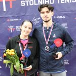 Stolní tenis: Strakonická stopa v turnaji měla barvu stříbra. Slapnička hrál finále mixu