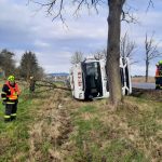 Kvůli vyprošťování havarované cisterny bude uzavřena přibližně na hodinu silnice u Vitějovic