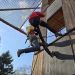 Mladí vodní záchranáři trénovali lanové techniky v Českých Budějovicích