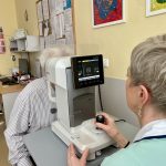 Nitrooční tlak si ve strakonické nemocnici nechaly změřit desítky lidí