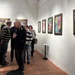 Setkání iluzí spojilo výtvarné umění a balet. Vernisáž v Táboře doplnila taneční performance