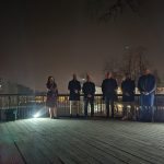 Na soutoku v Budějovicích se slavnostně rozsvítilo nové molo za zhruba 13 milionů korun