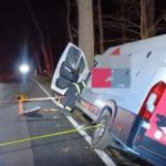 Černou středu na jihočeských silnicích završila nehoda dodávky na Budějovicku