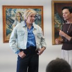 Olympijská vítězka Kateřina Neumannová v Galerii Dragoun vzpomínala na mládí v Písku