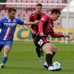 Táborsko přivezlo z jihu Moravy bod a drží stříbrnou pozici. Zbrojovka díky dělbě bodů slaví postup mezi českou elitu