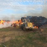 Další velký požár slámy na Soběslavsku během dvou týdnů