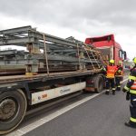 Dálnice D3 je po nehodách kamionů opět průjezdná bez omezení