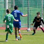 Starší žáci Milevska rozebrali poslední Krumlov. Milan Ferko dal hattrick za pět minut