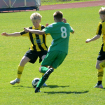 Starší žáci Milevska rozebrali poslední Krumlov. Milan Ferko dal hattrick za pět minut