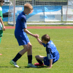 Starší žáci Milevska rozebrali poslední Krumlov. Milan Ferko dal hattrick za pět minut