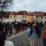 Masky, řinčení řetězů i Poslední večeře. Hrkání znovu oživilo Budějovice