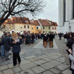 Masky, řinčení řetězů i Poslední večeře. Hrkání znovu oživilo Budějovice